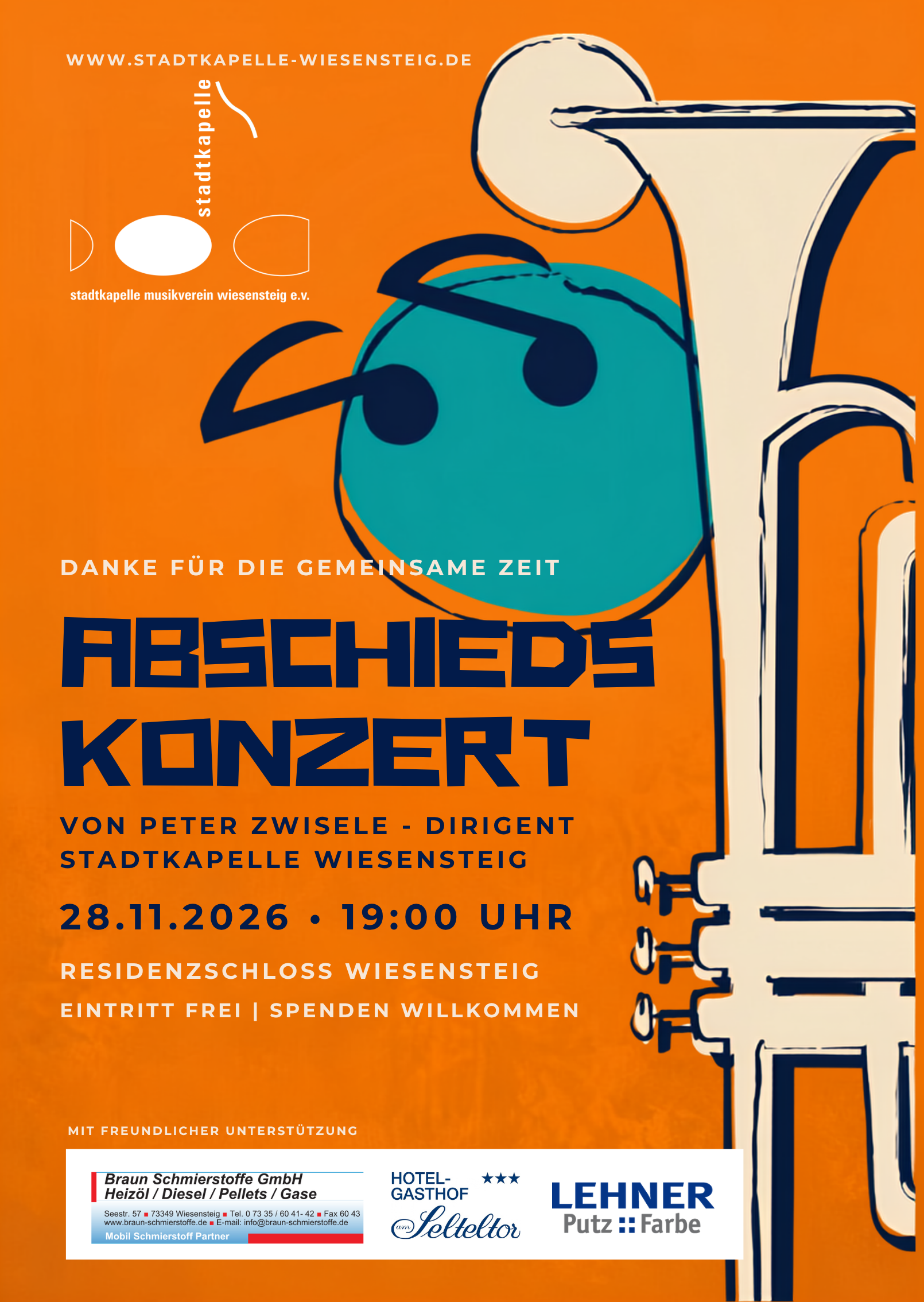 Flyeralarm Abschiedskonzert 28.11.2026 (426 x 600 mm)